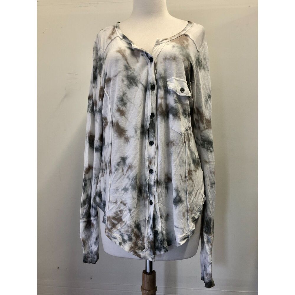 Young Fabulous & Broke Button Up Henley Top